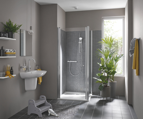 Термостат для душа с душевым гарнитуром Grohe Grohtherm 500 34796 000 (34796000) хром
